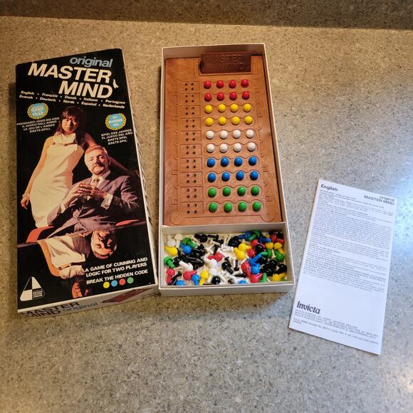 Vintage Original Master Mind Game in Box with Instructions 1972 Game of the Year - Picture 1 of 5